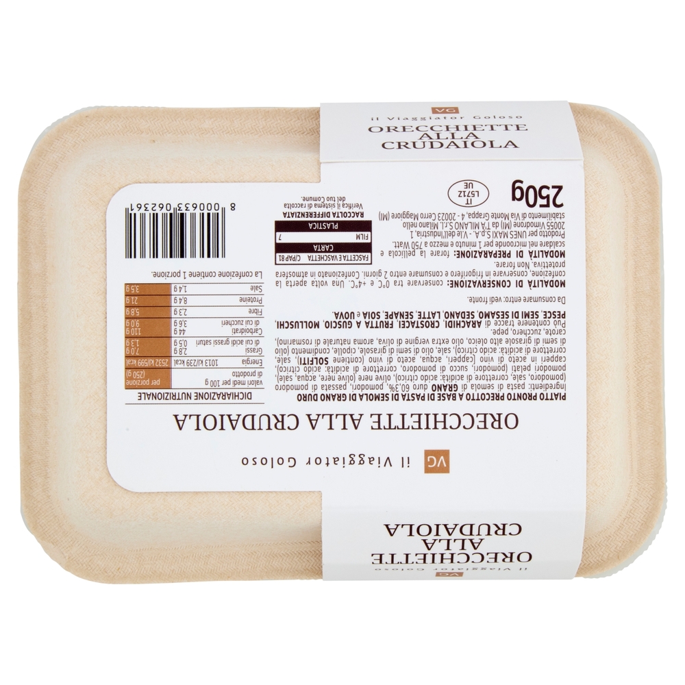 Orecchiette alla Crudaiola il Viaggiator Goloso